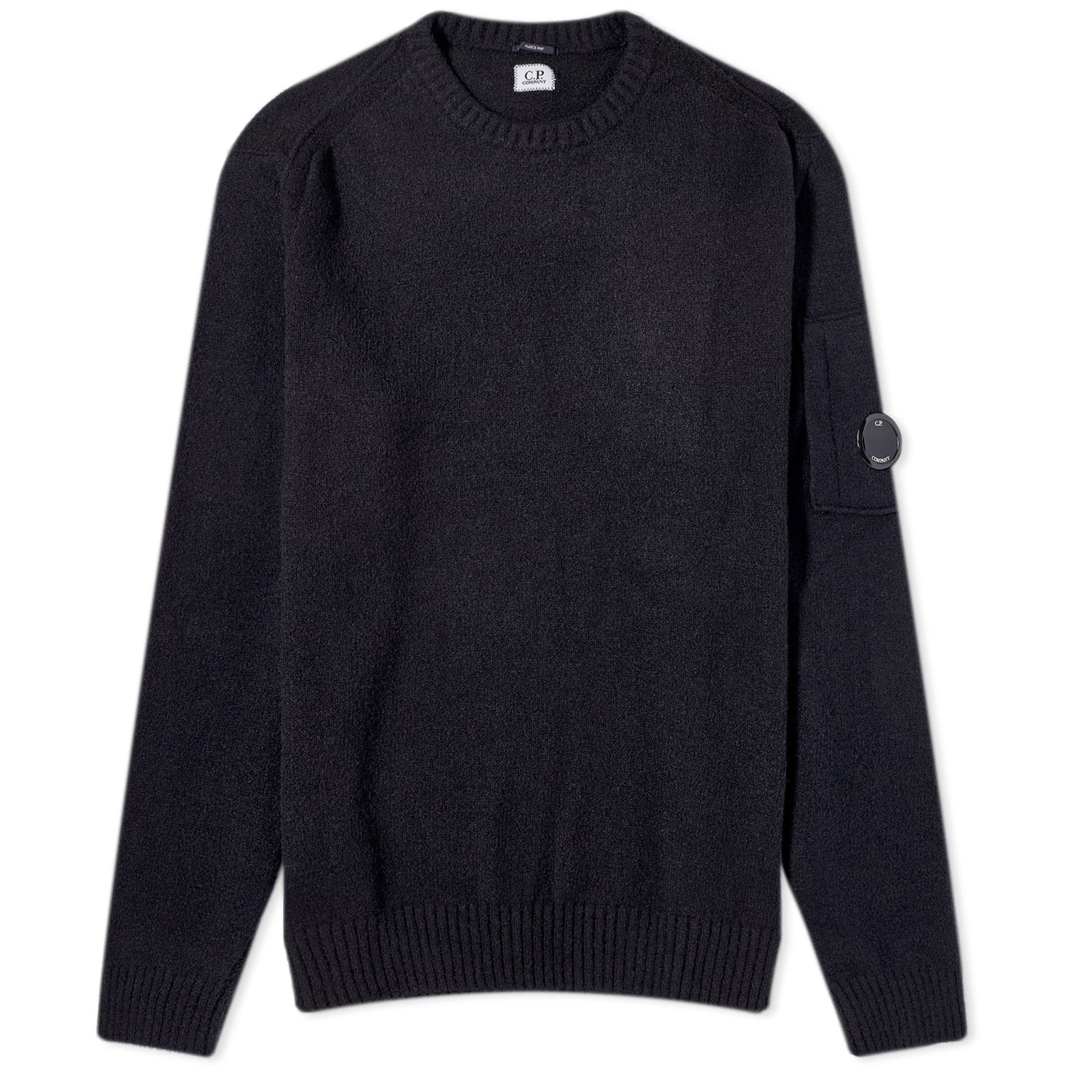 Sweater C.P. Company Fleece Knit Crewneck Mörkblå | 15CMKN197A-006170A-888, 0