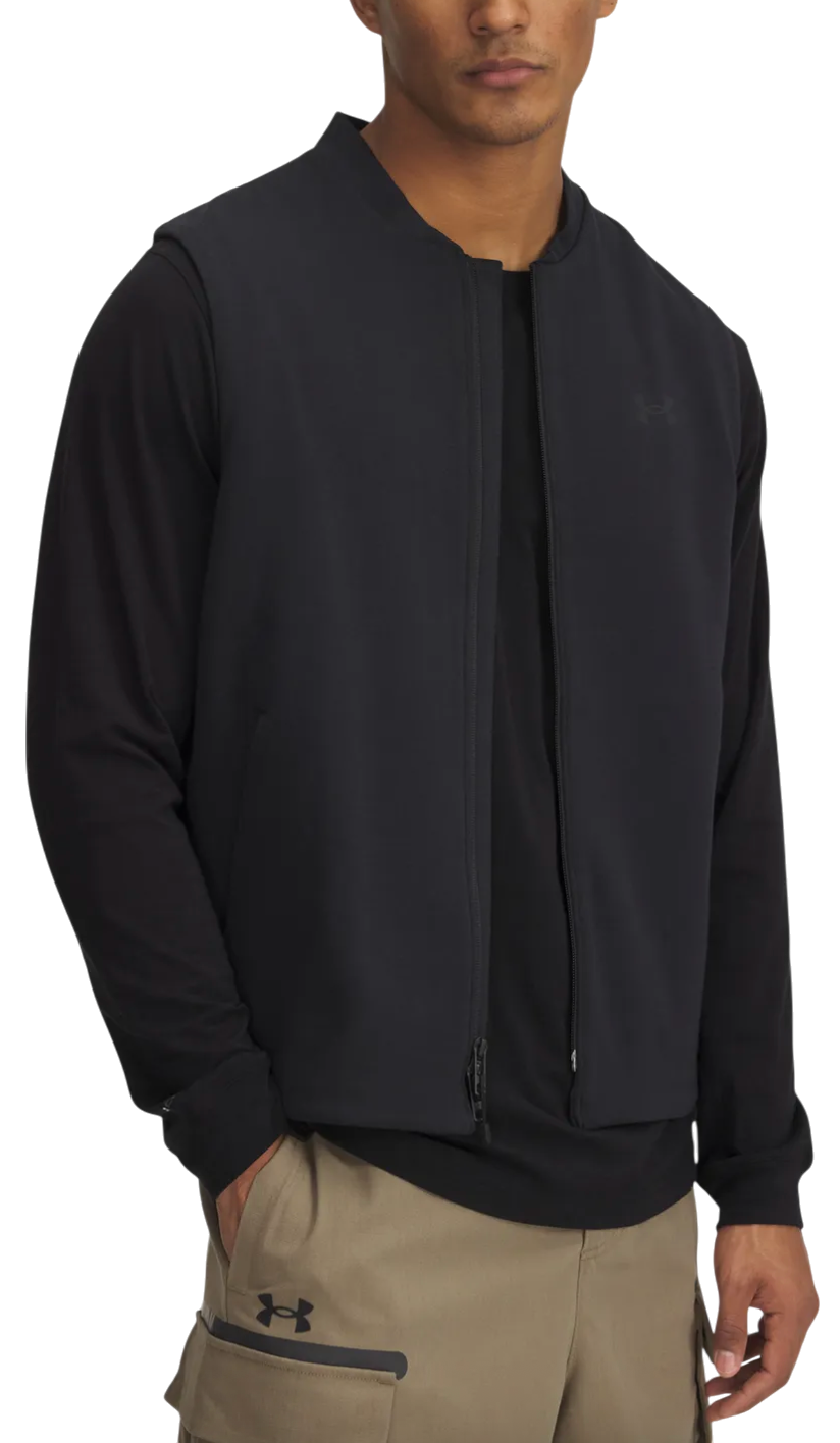 Väst Under Armour Under Armour Unstoppable Fleece Grid Vest Svart | 1390272-001