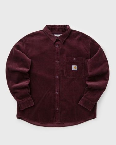 Skjorta Carhartt WIP Flint Long Sleeve Corduroy Shirt Bourgogne | I035837-33K.XX, 0