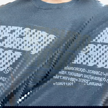 T-shirt Neighborhood LS-11 Long Sleeve T-Shirt Blå | 242PCNH-LT11-NVY, 5