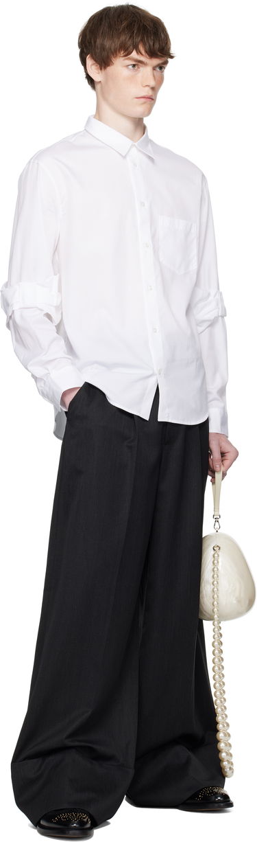Byxor Simone Rocha Simone Rocha Wide Leg Multi Belt Loop Trousers Svart | 4159 1217, 3