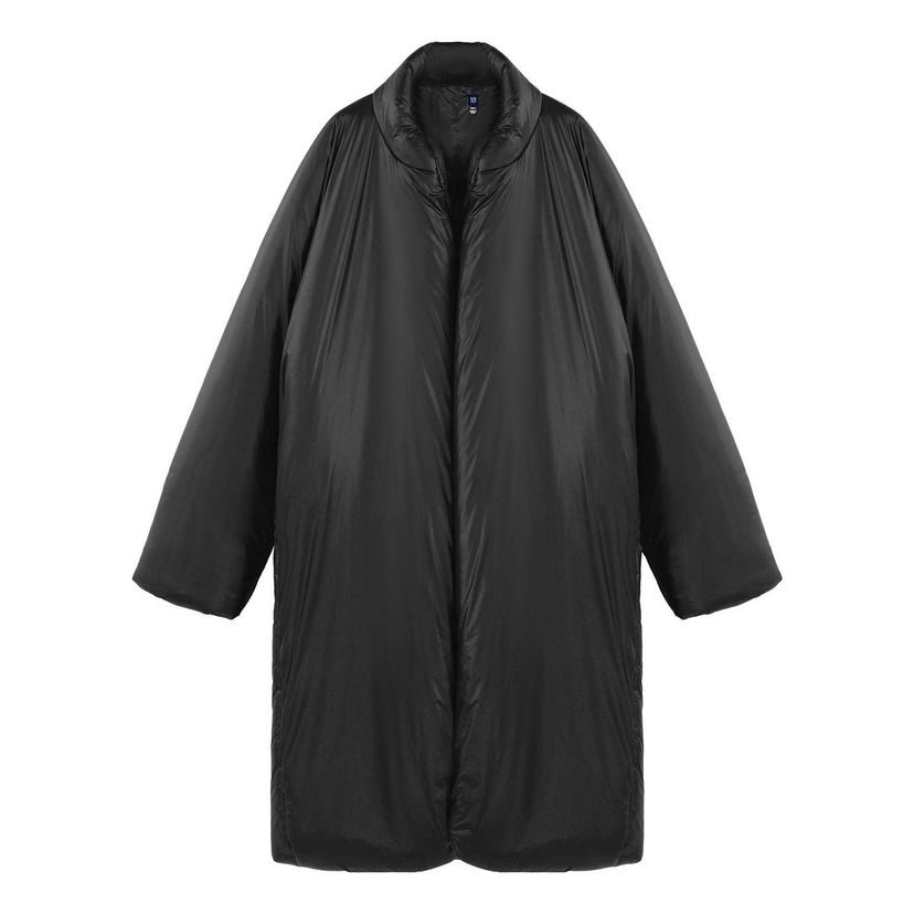 Jacka GAP Gap FW22 Long Round Jacket Svart | 471522-00