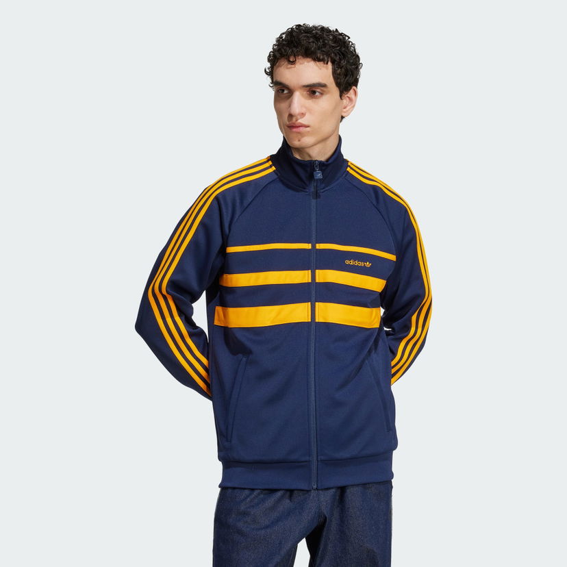 Träningsoverall adidas Performance The First Track Jacket Mörkblå | KA0466