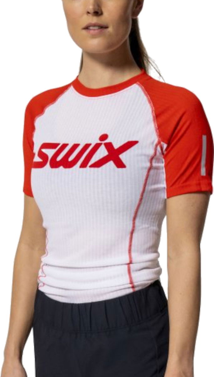 T-shirt SWIX SWIX Roadline RaceX T-Shirt Vit | 10023-23-00035