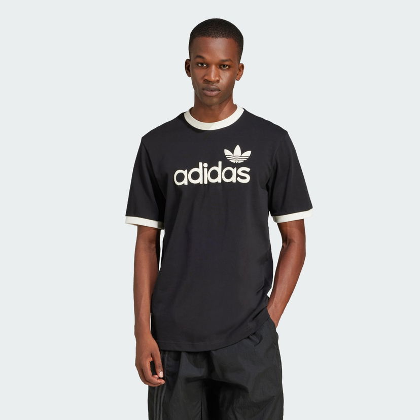 T-shirt adidas Performance Simple T-Shirt Black Cotton Blend Ringer Svart | JC8372