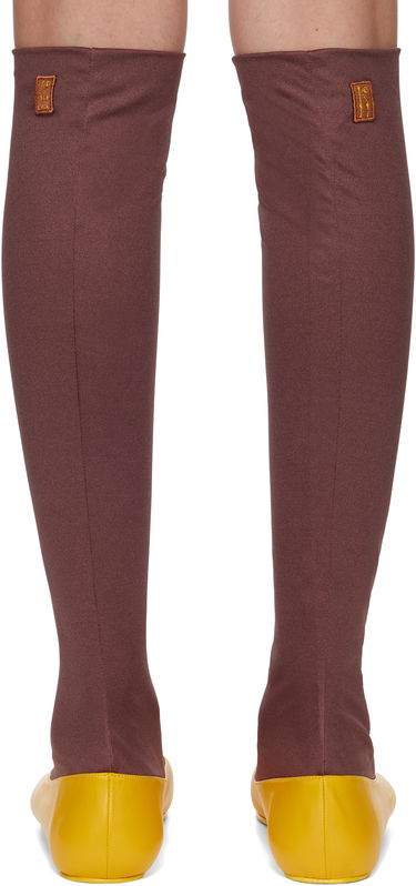 Kläder KIKO KOSTADINOV Kiko Kostadinov Proxima Long Ballerina Flats Brun | KKWSS25FT04-167, 1