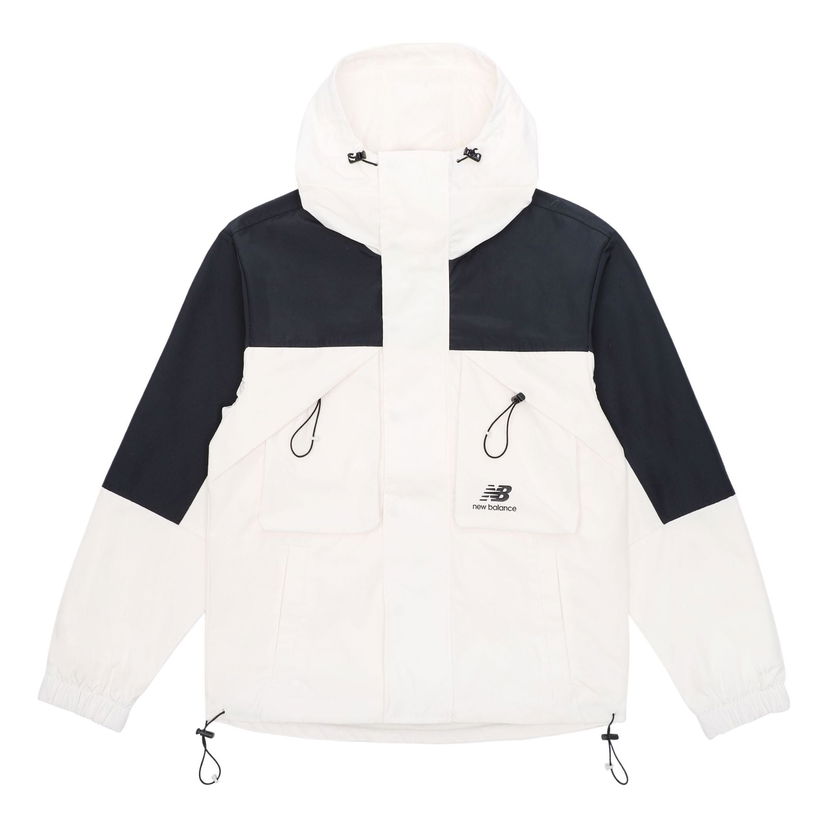 Vindjacka New Balance Woven Jacket Vit | AMJ13376-IV
