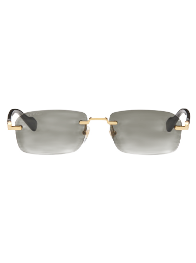 Solglasögon Gucci Rimless Sunglasses "Black & Gold" Svart | GG1221S-001