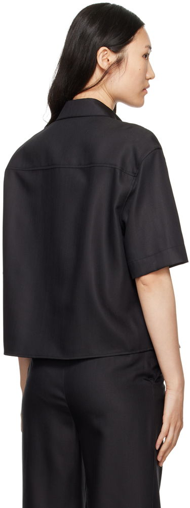 Skjorta Loulou de Saison Loulou de Saison Idana Short Sleeve Shirt Svart | IDANA, 2