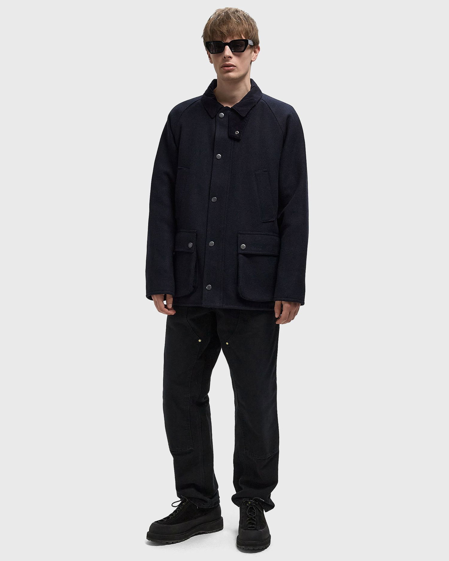 Jacka Barbour Bedale Wool Jacket Mörkblå | MWO0283NY95, 1