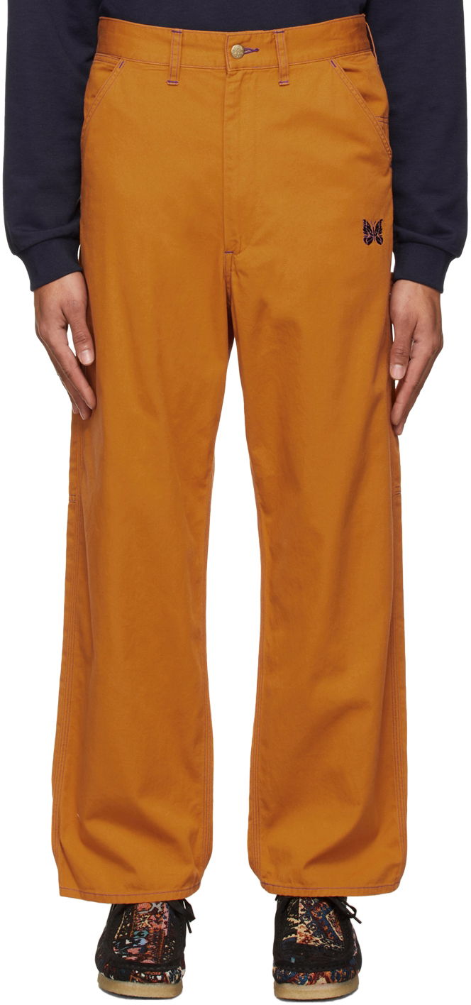 Byxor Needles NEEDLES SMITH'S Edition Painter Trousers Orange | KP287