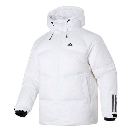 Pufferjacka adidas Originals Goose Down Puffer Jacket Vit | IL8925