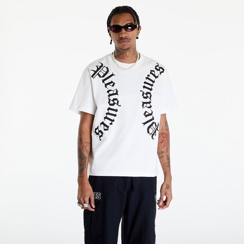 T-shirt Pleasures Harness Heavyweight T-Shirt Vit | P24SP010 WHITE