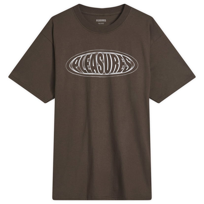 T-shirt Pleasures Sandblast Graphic T-Shirt, Size Large Brun | P25SU044-CLO