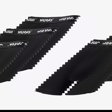 Boxare BOSS Logo-Waistband Boxer Briefs 3-Pack Black Svart | 50492348-964, 0