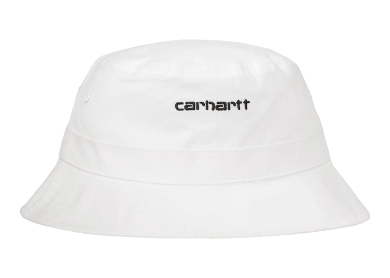 Hatt Carhartt WIP Script Bucket Hat Vit | I029937_00A_XX