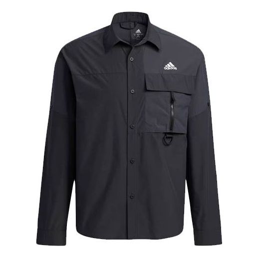 Skjorta adidas Originals Long Sleeve Breathable Casual Shirt Svart | H13776