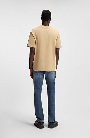 Jeans BOSS Slim-Fit Comfort-Stretch Denim Jeans Blå | 50542690, 1