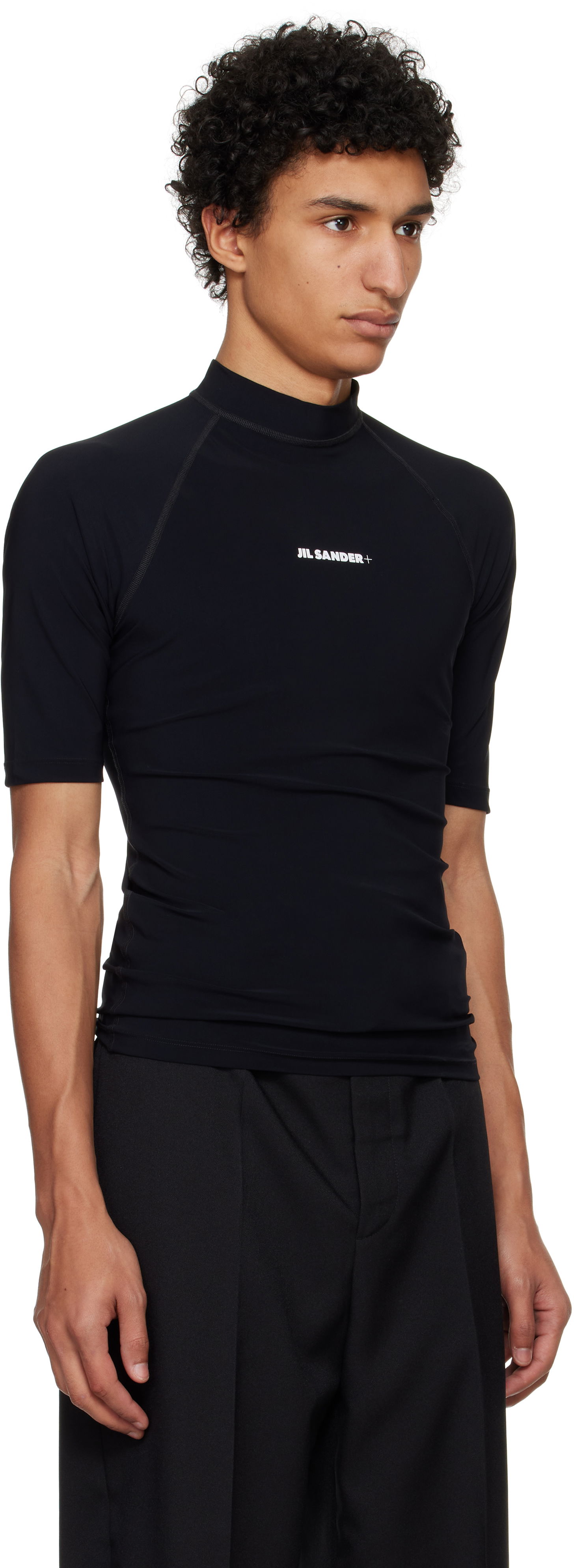 T-shirt Jil Sander Jil Sander Surf  T-Shirt Svart | J47NF0002_J20032, 1