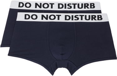 Boxare Moschino Moschino Two-Pack "Do Not Disturb" Boxer Briefs Mörkblå | 251V1V131444100290, 0