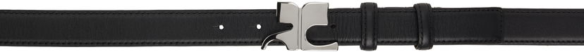 Bälten Courrèges Courrèges AC Leather Belt Svart | 125ACE020CR0065