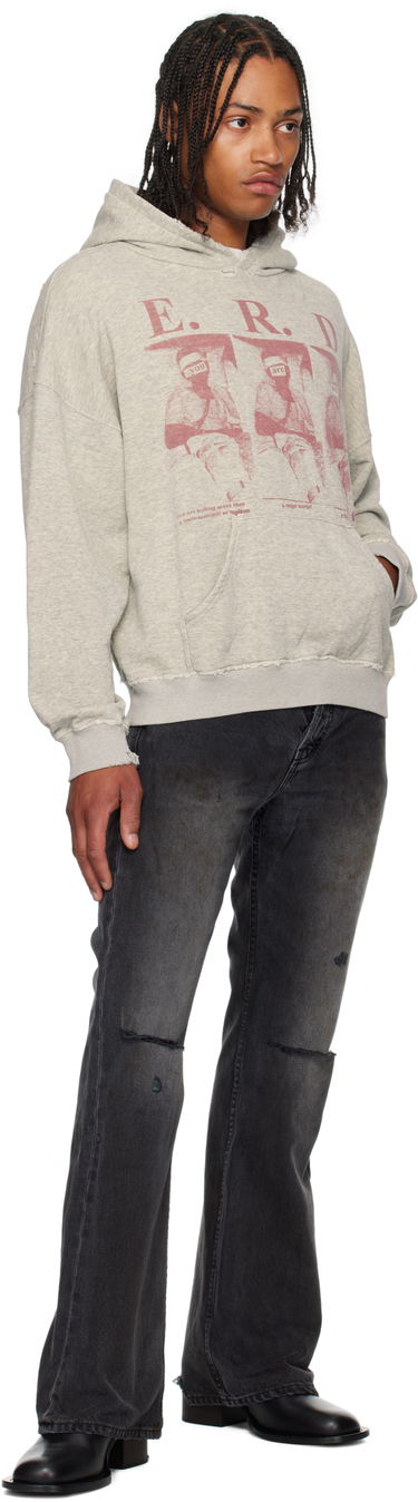 Sweatshirt Enfants Riches Déprimés Enfants Riches Déprimés 'You Are Nothing' Graphic Hoodie Grå | 020-464, 3