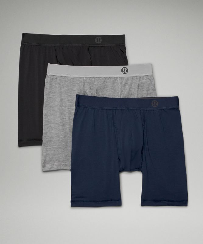 Boxare lululemon Always In Motion Boxer Briefs, 3 Pack, 7" Inseam Mörkblå | prod10980022, 0