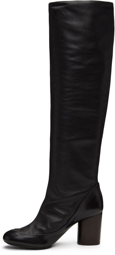 Sneakers och skor LEMAIRE LEMAIRE Glove Leather Knee Boots Svart | FO0159 LL0115, 2