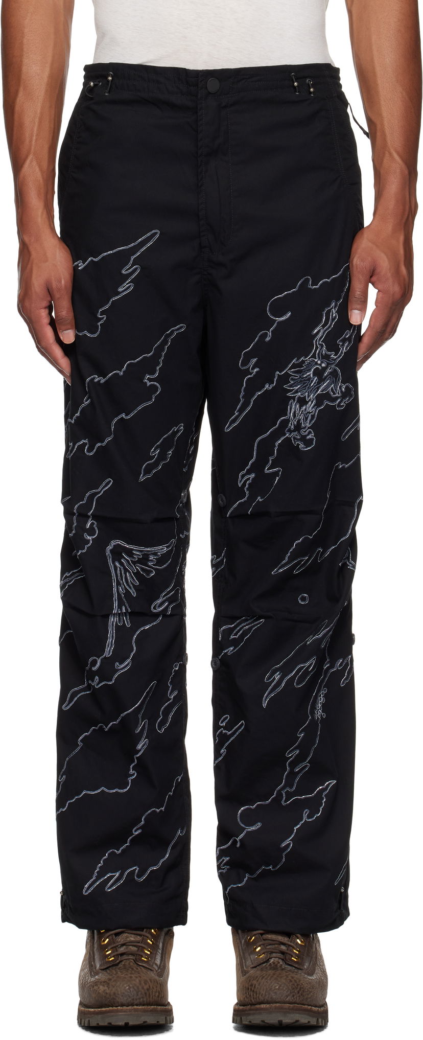 Byxor Maharishi DPM: Bonsai Sparse Snopants Trousers Svart | 5340