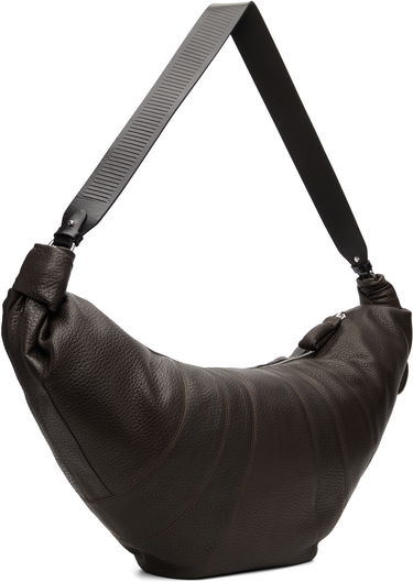 Axelväska LEMAIRE Rail Belt Large Croissant Bag Brun | BG0172 LL0137, 2