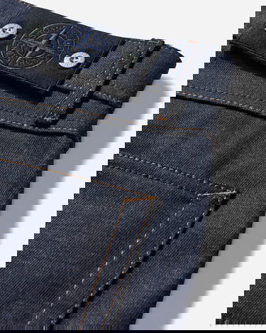 Jeans Stone Island Indigo Denim Raw Loose Jeans Mörkblå | K2S15-J100006-S00J8 VJ200, 4