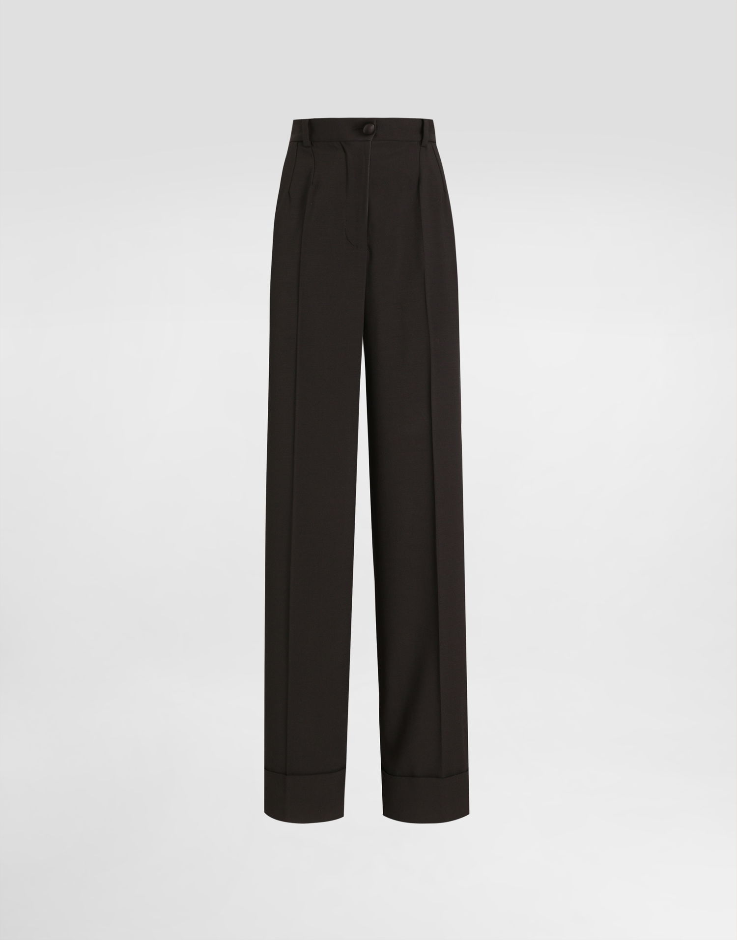 Byxor Dolce & Gabbana Dolce & Gabbana Flared Woolen Pants Svart | FTBM0TFU21EN0000_1, 0