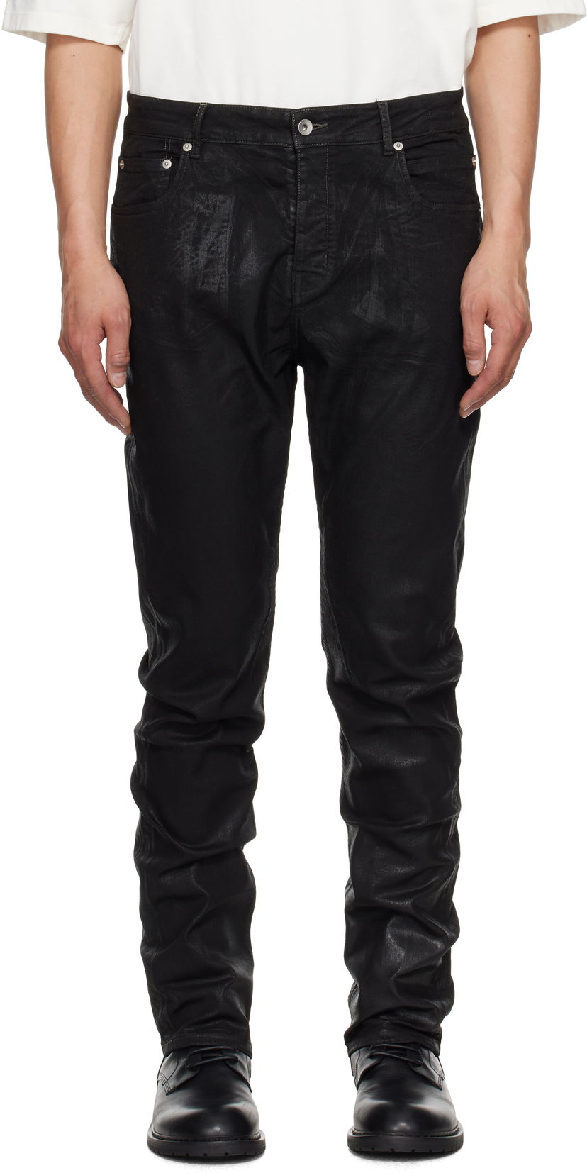 Jeans Rick Owens Rick Owens DRKSHDW Hollywood Detroit Cut Jeans Svart | DU01E3366 SCF