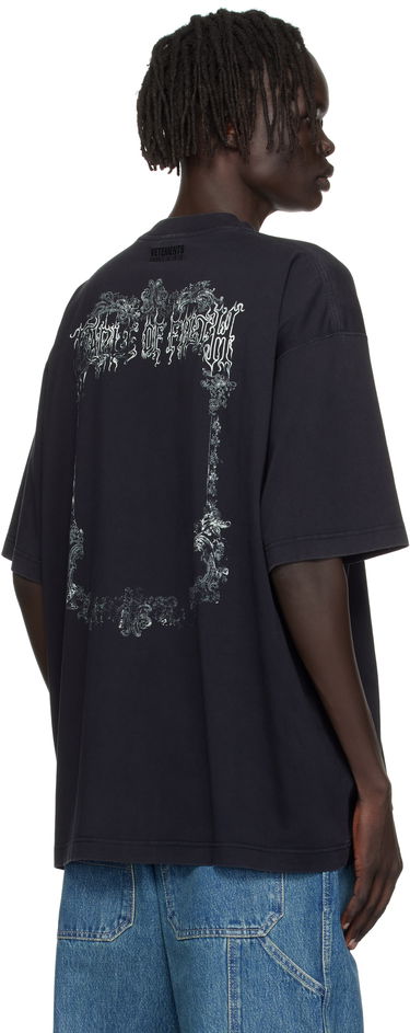 T-shirt VETEMENTS Vetements Cradle of Filth Oversized T-Shirt Svart | UCF76TR800B, 2