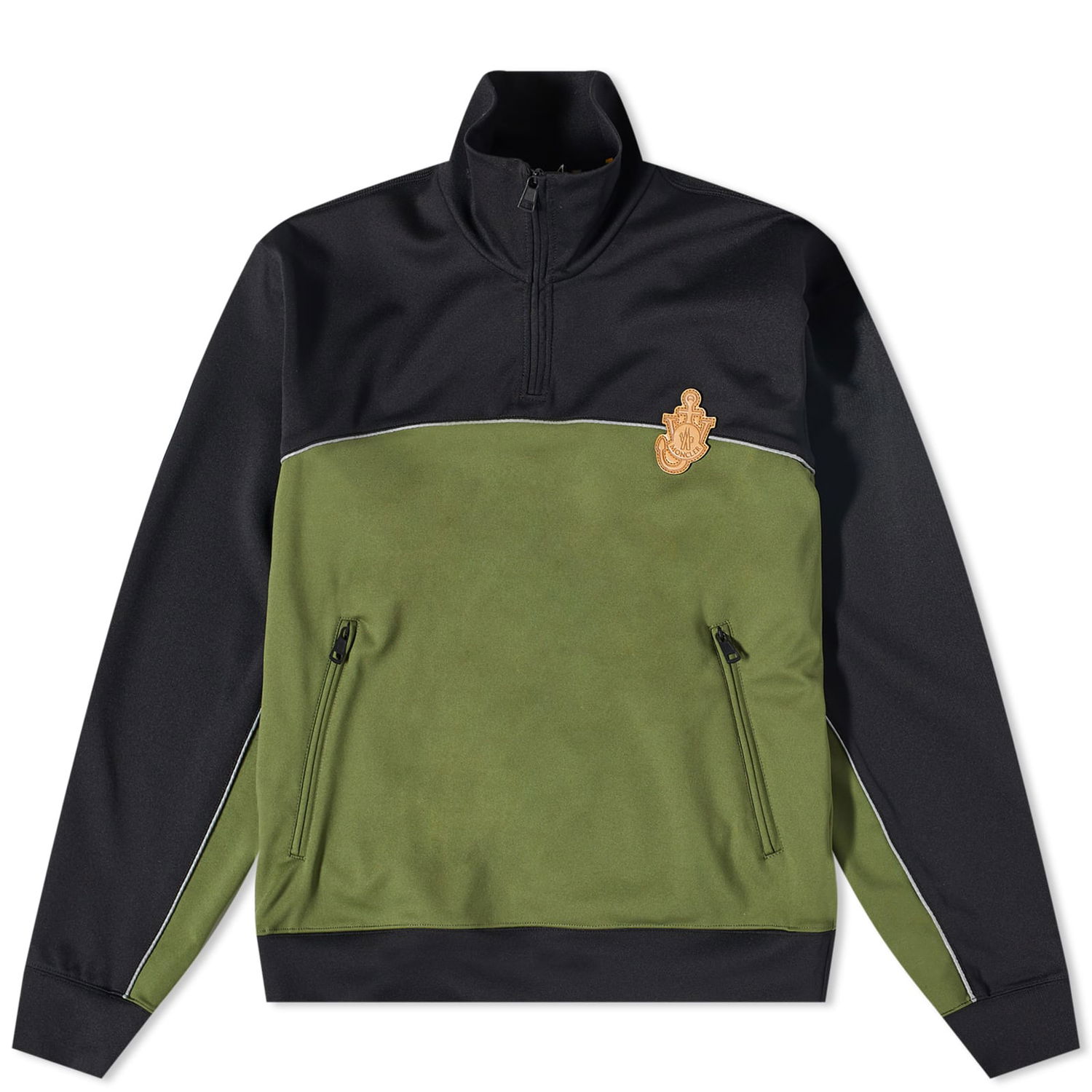 Sweater Moncler J.W. Anderson x Quarter Zip Cardigan Grön | 8G00004-M2683-999, 0
