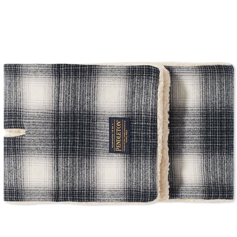 Halsduk Neighborhood Neighborhood x Pendleton Check Boa Muffler Mörkblå | 2221508N-AC01S-BLK