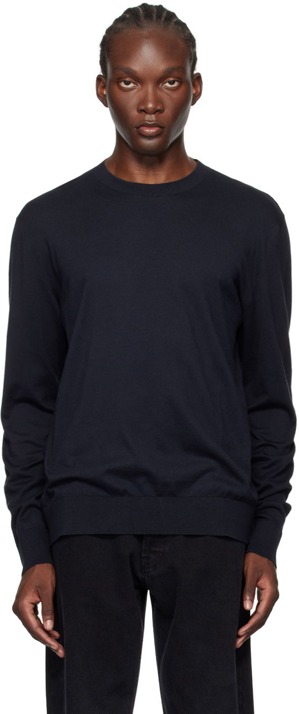 Sweater The Row Crewneck Pullover Svart | 653-Y748