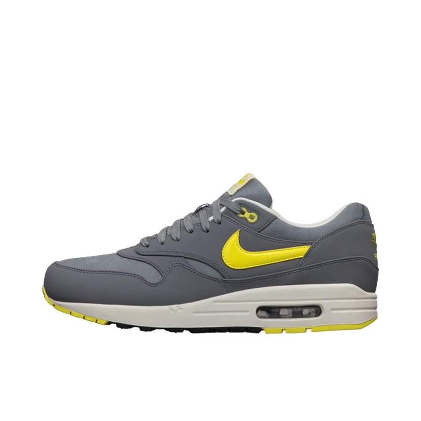 Sneakers och skor Nike Air Max 1 Cool Grey Sonic Yellow Grå | 512033-070