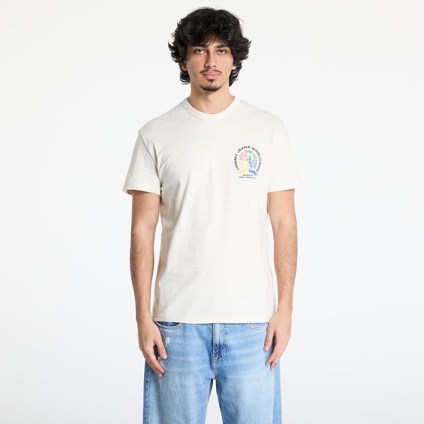 T-shirt Tommy Hilfiger Tommy Jeans Regular Crest Tee Beige | DM0DM20813 AE3