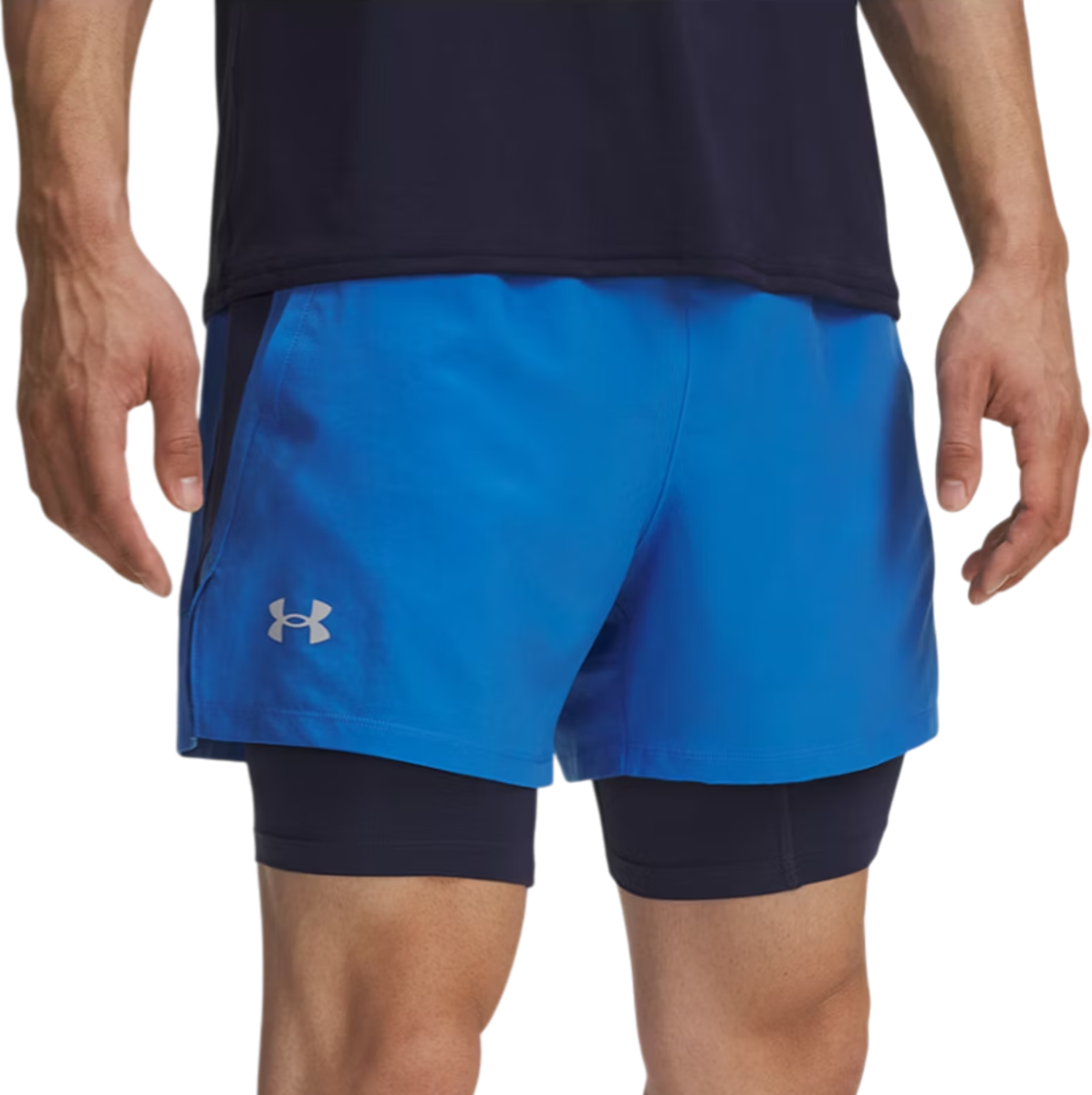 Shorts Under Armour UA Launch 5" 2-in-1 Running Shorts Blå | 1382640-402, 0