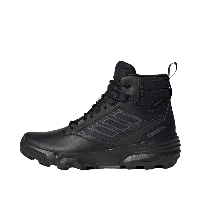 Outdoor adidas Performance Terrex Unity Leather Mid Rain.RDY Core Black Grey Svart | IF4977