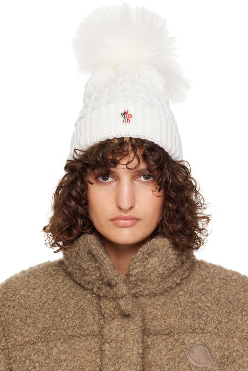 Mössa Moncler Wool Pom Pom Beanie Brun | J20983B000080402A