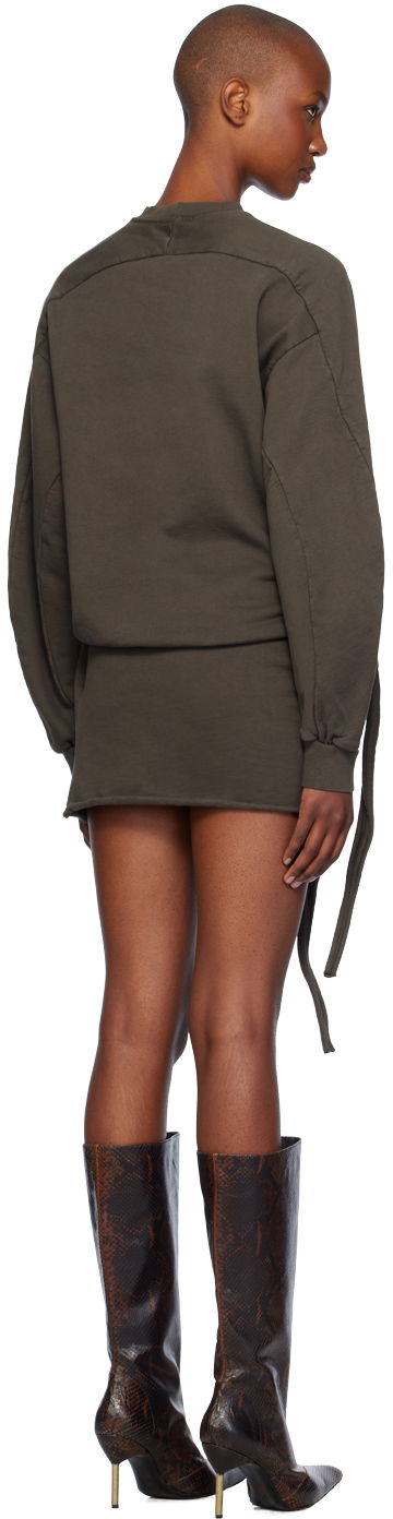 Klä Ottolinger Ottolinger Drape Jersey Minidress Grön | 1150303521, 2