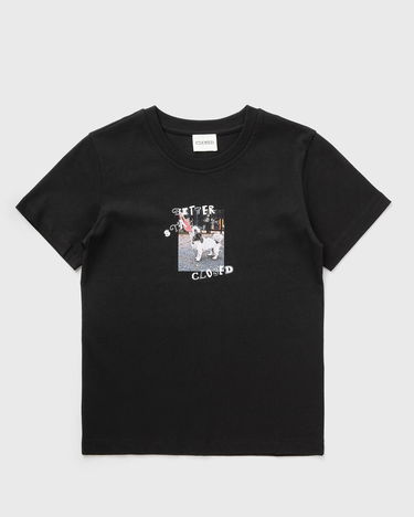 T-shirt CLOSED Printed T-Shirt with 'Better Stay Closed' Dog Graphic Svart | C95927-44H-PR-100, 2