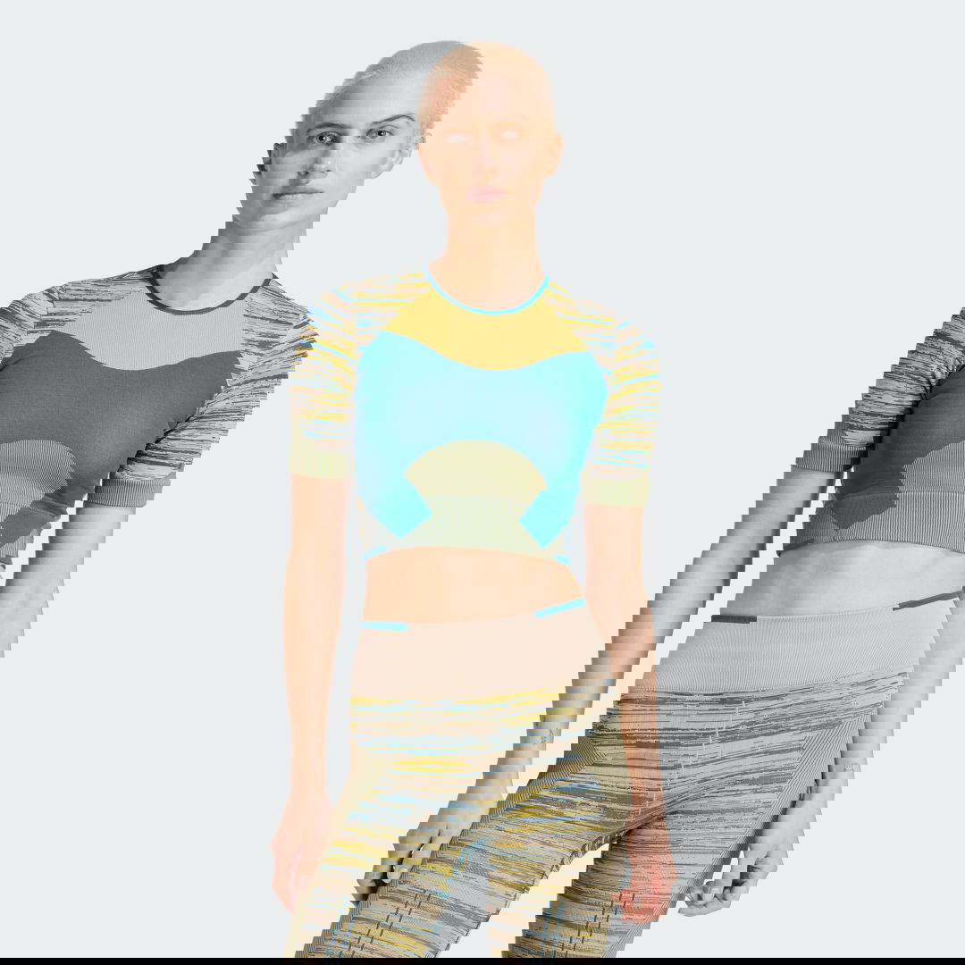 T-shirt adidas Performance adidas x Malbon Graphic Blå | IP8329, 0