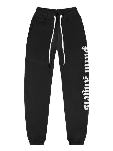 Träningsbyxor Palm Angels Side Logo Sweatpants Svart | PMCH010C99FLE0011001