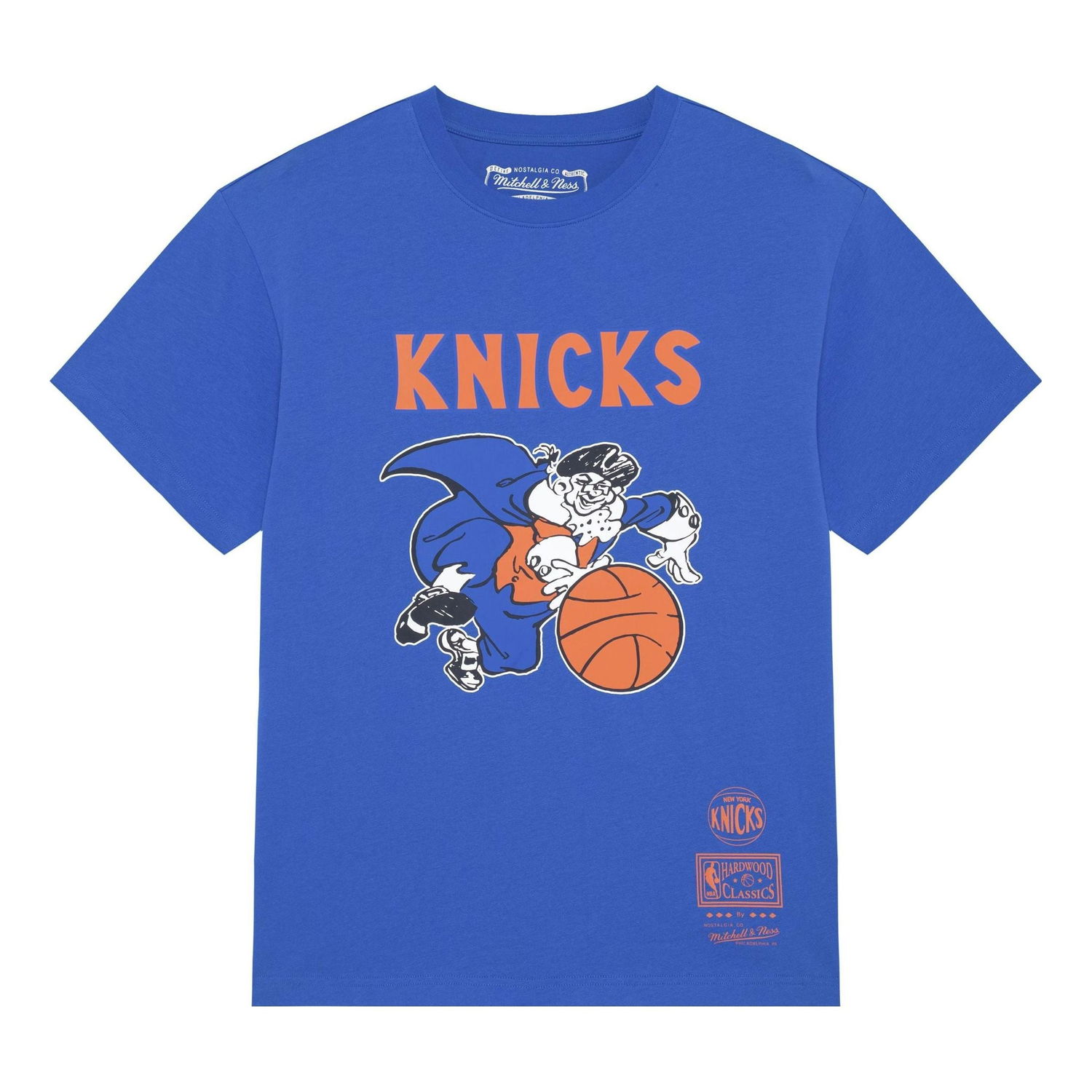 T-shirt Mitchell & Ness NBA New York Knicks Logo T-Shirt Blå | MNJYSST230161-ROYAL, 0