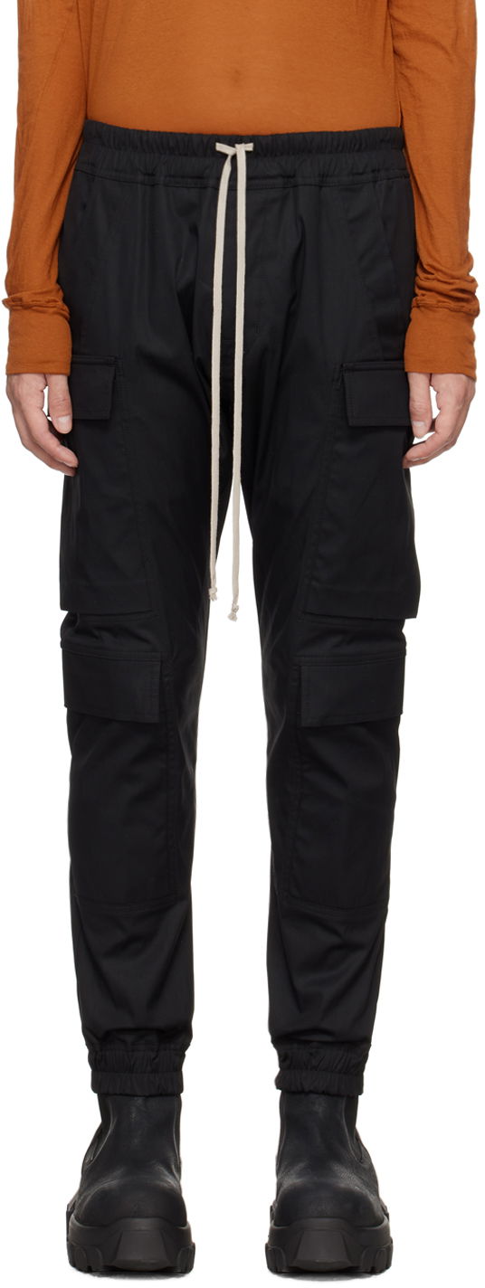 Cargo byxor Rick Owens Mastodon Mega Cargo Pants Svart | RU01D3337 TE