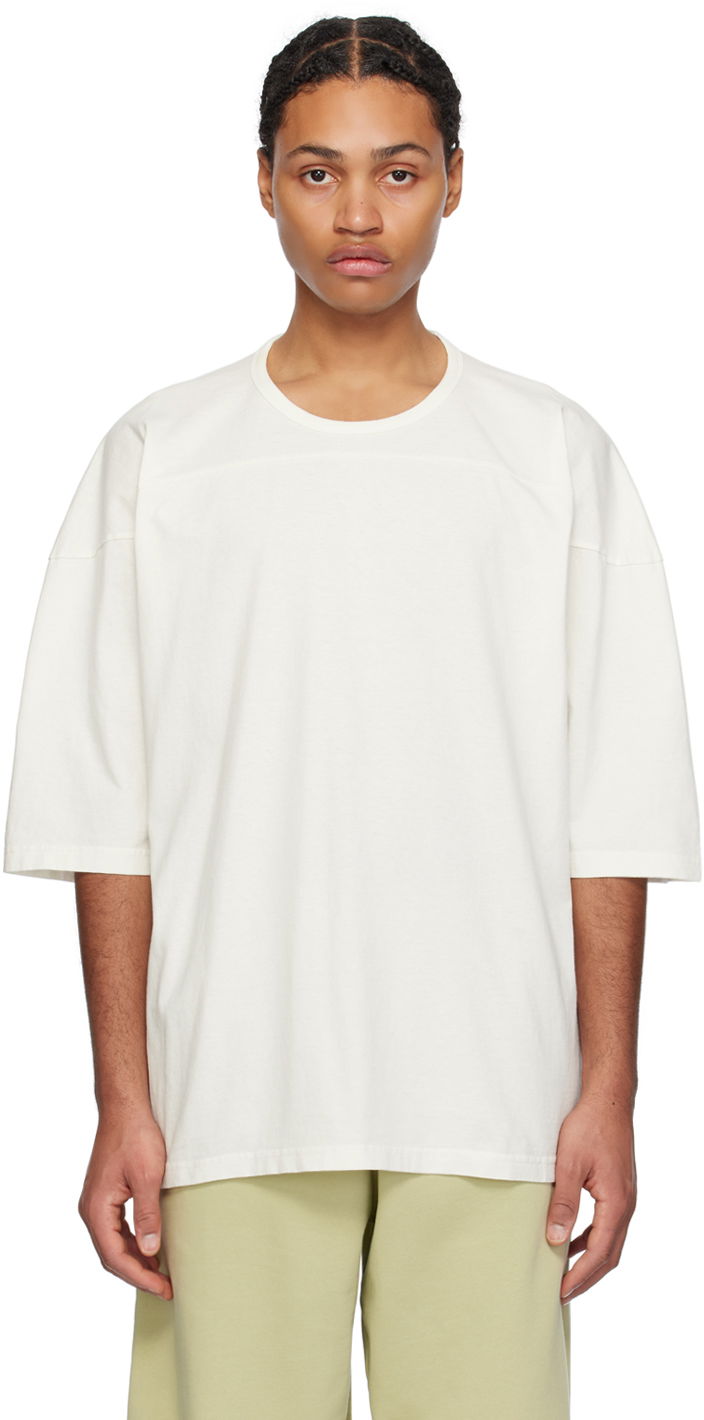 T-shirt Maison Margiela MM6 Dropped Shoulder T-Shirt Vit | SH0GC0005 S23962