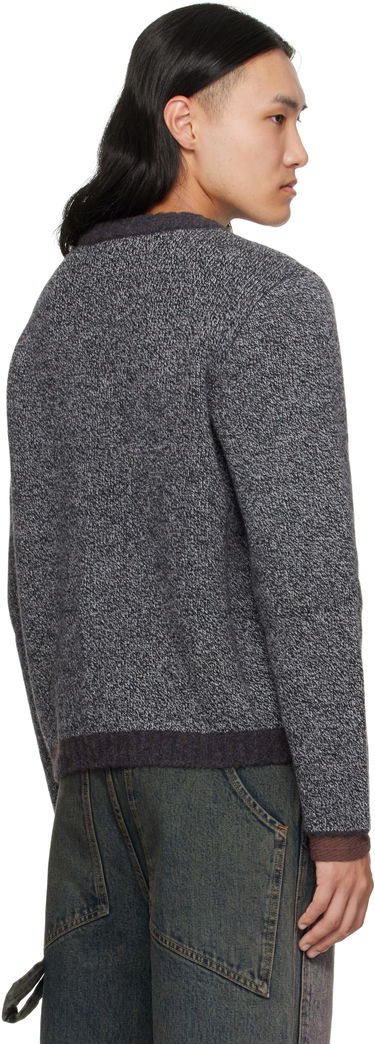 Sweater Eckhaus Latta Eckhaus Latta Yak Knit Sweater Grå | 8258-EL-PF25-M, 2